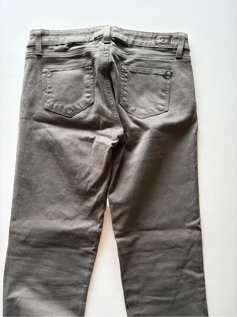 Paige denim dark grey skinny jeans women’s size 26 low rise 30” inseam - Picture 6 of 7